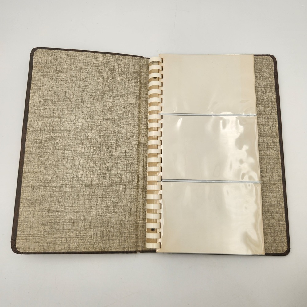 Vintage Tri-Vue TV-35 Photo Album Faux Wood Grain Holds 60 3.5x5 Photos USA Made - Picture 5 of 10